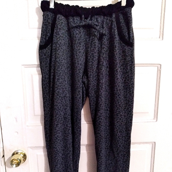 Leopard Print Joggers - Picture 1 of 5